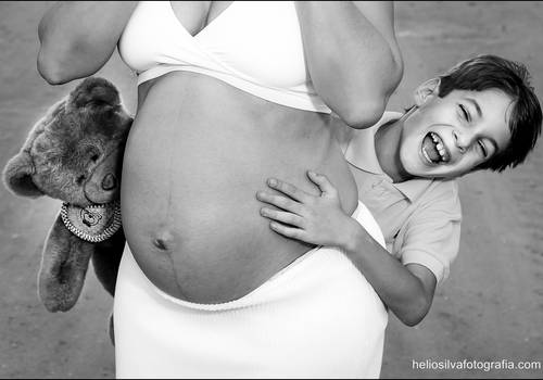 Gestante de À espera da princesa Auta