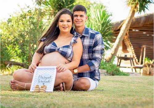 Gestante de Larissa e Fernando