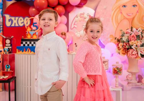 Aniversários Infantis de Aniversário 5 anos Liz e Theo