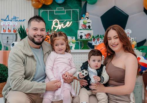 Aniversários Infantis de Aniversário 1 ano Arthur.