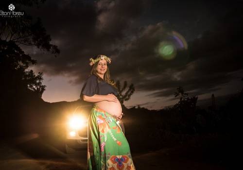 Gestante de À espera da Taís