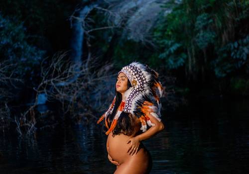 Gestante de Ensaio Gestante Kelly