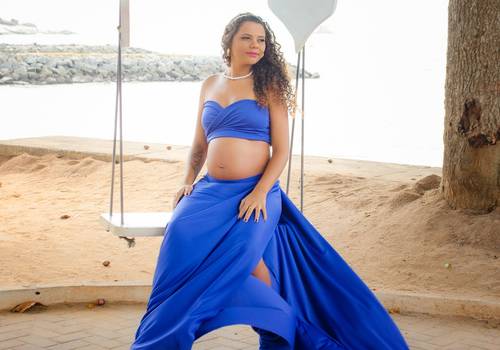 Gestante  de Gestação da Carol a espera do Vitor Hugo