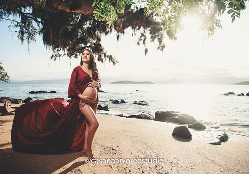 Ensaio Externo de Ensaio gestante em Florianópolis | Cláudia