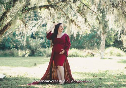 Área Verde de Ensaio gestante | Marcela