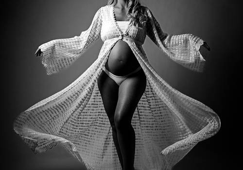 Ensaio Estúdio de Ensaio Gestante no Estúdio