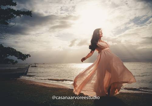 Ensaio Externo de Ensaio gestante na Praia | Aldi