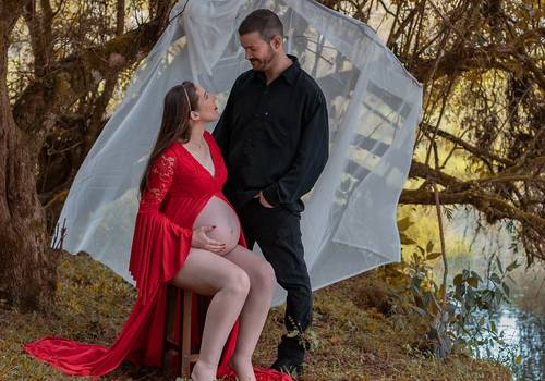 Gestante de Ensaio Gestante - Michelli e Crislan