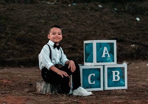 Formatura Infantil  de Um Belo Ensaio Com o Davi