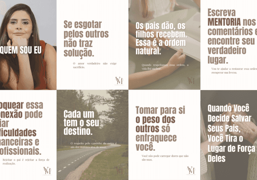 Design de Design de Posts - Vanessa Mentoria