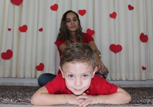 Ensaio de Mamãe Gisele e Gabriel