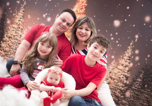Ensaio Temático de Natal em família