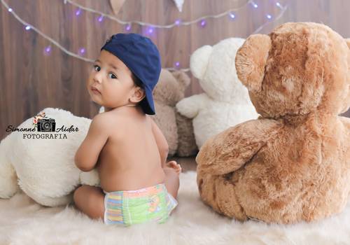 Ensaio Infantil de Acompanhamento Mensal Kaleu