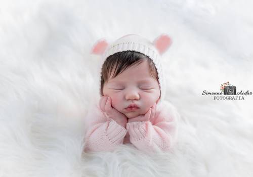 Newborn de Ensaio Newborn Antonella 7 dias