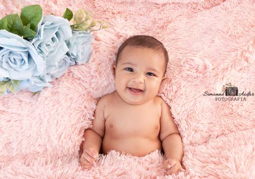 Acompanhamento Bebê de Acompanhamento trimestral Stella 3 meses