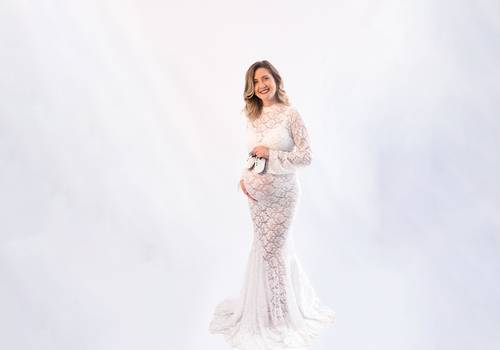 Gestante de Grasiele à espera Luigi