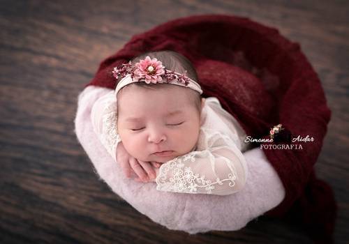 Newborn de Ensaio Newborn Melissa com 12 dias