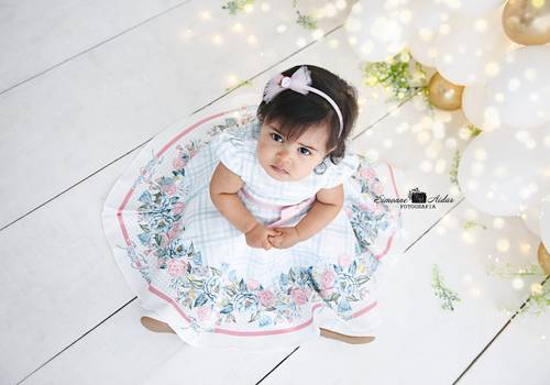 Ensaio Infantil de Ensaio Rebeca 12 meses