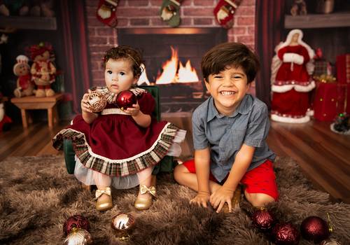 Ensaio Temático de Ensaio Natal Mariana e Miguel