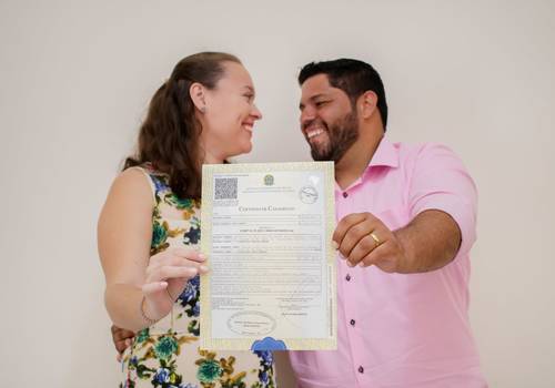 Casamento civil de Bruna e Edivaldo