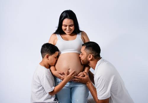 Gestante de A espera de Samuel