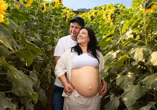 Gestante de Viviane e Gabriel a espera de Heloisa