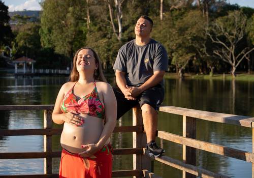 Gestante de Tainá e Kevin