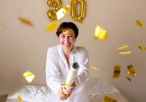 Feminino Intimista de Aniversário Sabrina 30 Anos