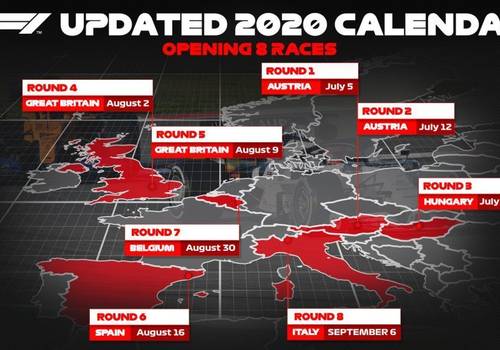 F1 início da temporada 2020