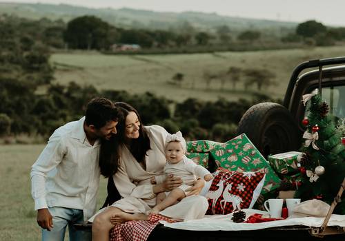Ensaio Família de Dhyana e Família - Natal no Paraíso