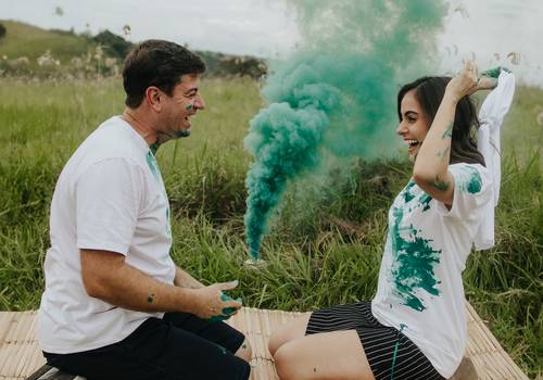 Ensaio Gestante de Bruno e Carla - Ensaio Revelação Vicente