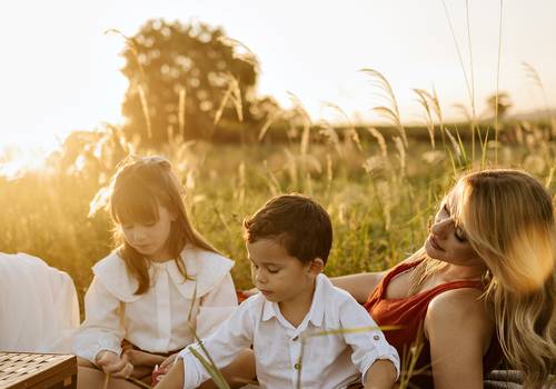 Ensaio Família de Marcela, Theo e Julia 