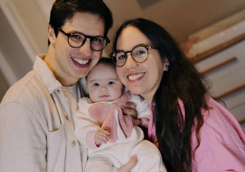 Família de 4 meses de Maria Rita