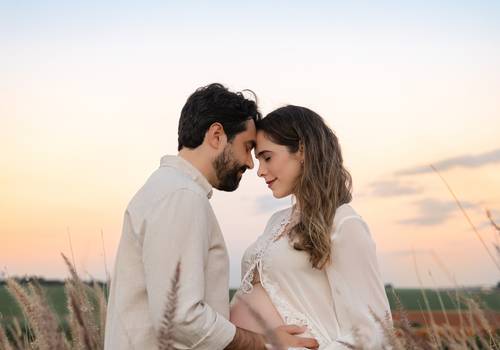 Gestante de Renata, Ulisses e Kiara - Espera de Gabriela