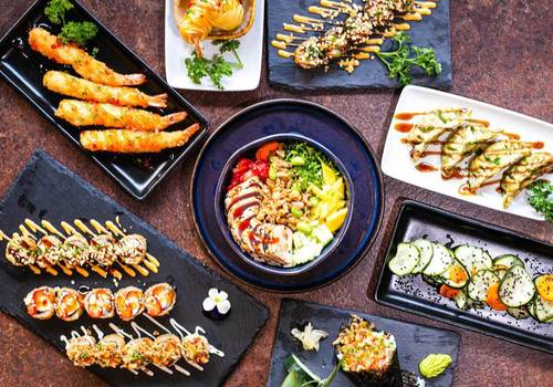 COMIDA de Restaurante Japonês - ORIGIN