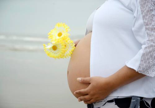 Ensaio Gestante de à espera do Edu