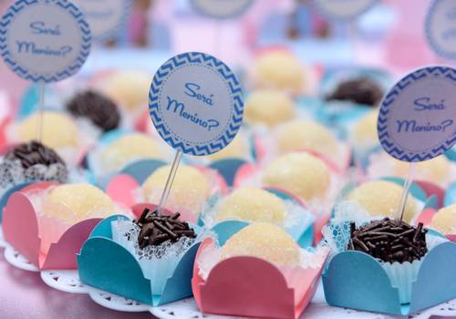 Chá de bebê/revelação de Chá Revelação Lorena