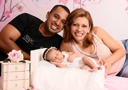 Ensaio Newborn de Isabelly 1 mês