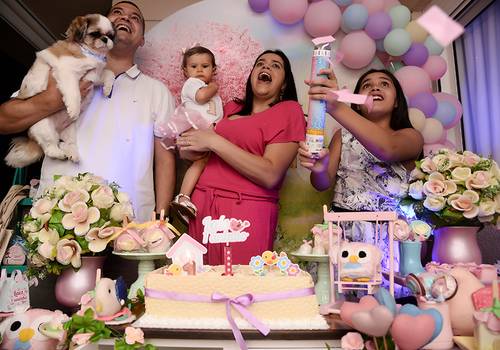 Aniversário Infantil de Festa em casa: 1 aninho da Laís