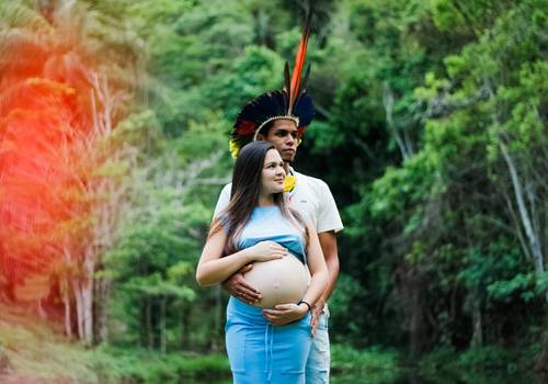Gestantes de Ensaio Externo Gestante - Elisa e Rominho