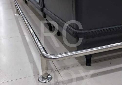 Proteção em inox de Bate-carrinho