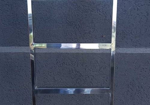 Escada em inox de Escadas em inox para beliche 