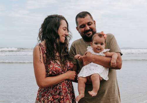 Familia de Ensaio Família | Praia de Itamambuca | 6 meses da Aurora