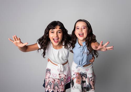 Famílias de Ensaio Mãe e Filhas - Juliana, Lívia e Sara