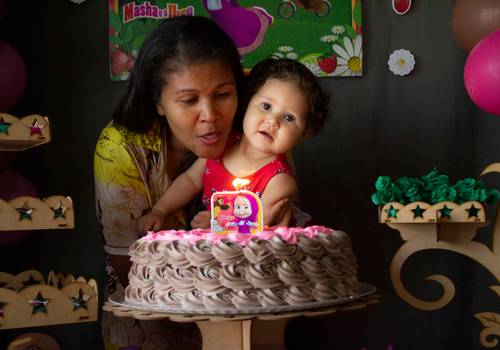 Festas infantis de Alana fez 1