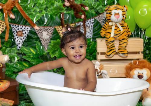 Ensaio Infantil de Smash The Cake - Safaria Niara