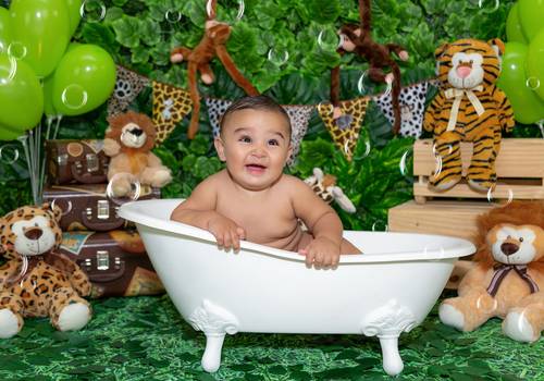 Ensaio Infantil de Smash The Cake - Safaria Murilo