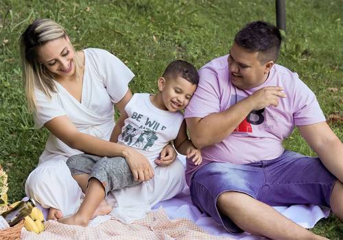 Família  de Piquenique em Família 