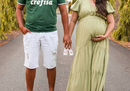 Gestante  de Doce espera do Isaque 