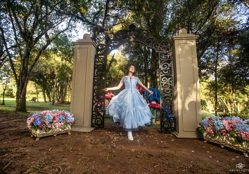 Ensaios 15 anos de Ensaio 15 anos Júlia - Tema Alice